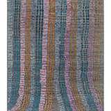 Hand Knotted Wool Striped Area Rug