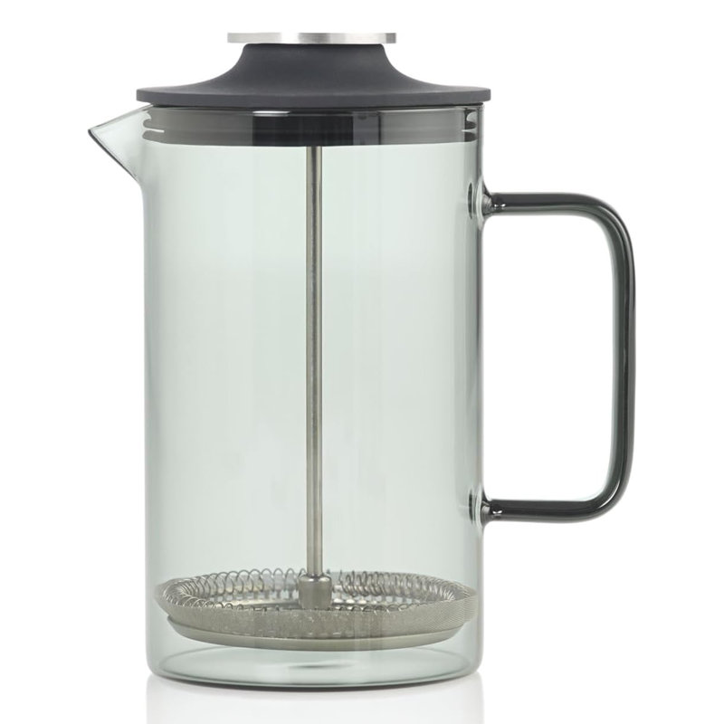 AdHoc Impact French Press Glass Coffee Maker 600ml - Clear