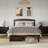Elliana Solid Wood Platform Bed with Storage Drawers & Built-in Charging Station-81970978-81970975