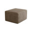 Repose-pieds modulaire en velours côtelé Camel