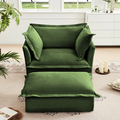Fauteuil en chenille avec assise large et profonde pour un confort optimal, coutures fines, housses amovibles, structure, coussins luxueux, siège, tissu respirant, housses antitaches