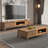 Solid Ash Wood TV Stand