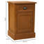 Zabarskaya 41.5cm W Solid Wood Bedside Table