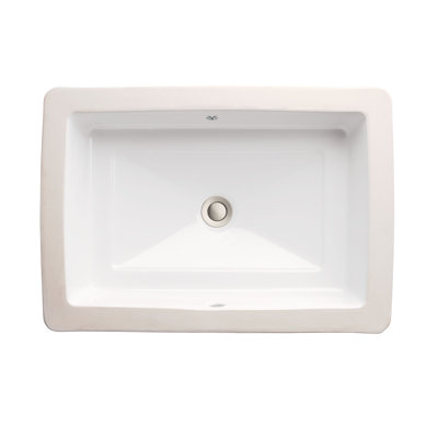 Pop Rectangle Under Counter Bathroom Sink