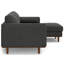 Canapé modulaire droit - gris anthracite-952536917
