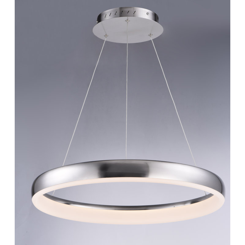 Cuomhouse 1 Dimmable LED Wagon Wheel Chandelier