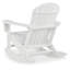 Chaise Adirondack berçante en plastique Zaire-92475988