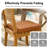 Outdoor Chair Cushions , 19x19x3 Inch Waterproof & Fade Resistant Patio Furniture Seat Cushions With Ties, Square Outdoor Dining Chair Cushions For Lawn, Garden, Deck & Yard-1014405602