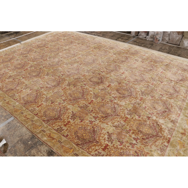 One-of-a-Kind Rectangle 9'11" X 13'9" Hand Knotted Area Rug