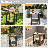 Classic Solid Wood Patio Side Table-1024188078