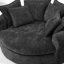 Fauteuil d'appoint rembourré en tissu chenille-83301239