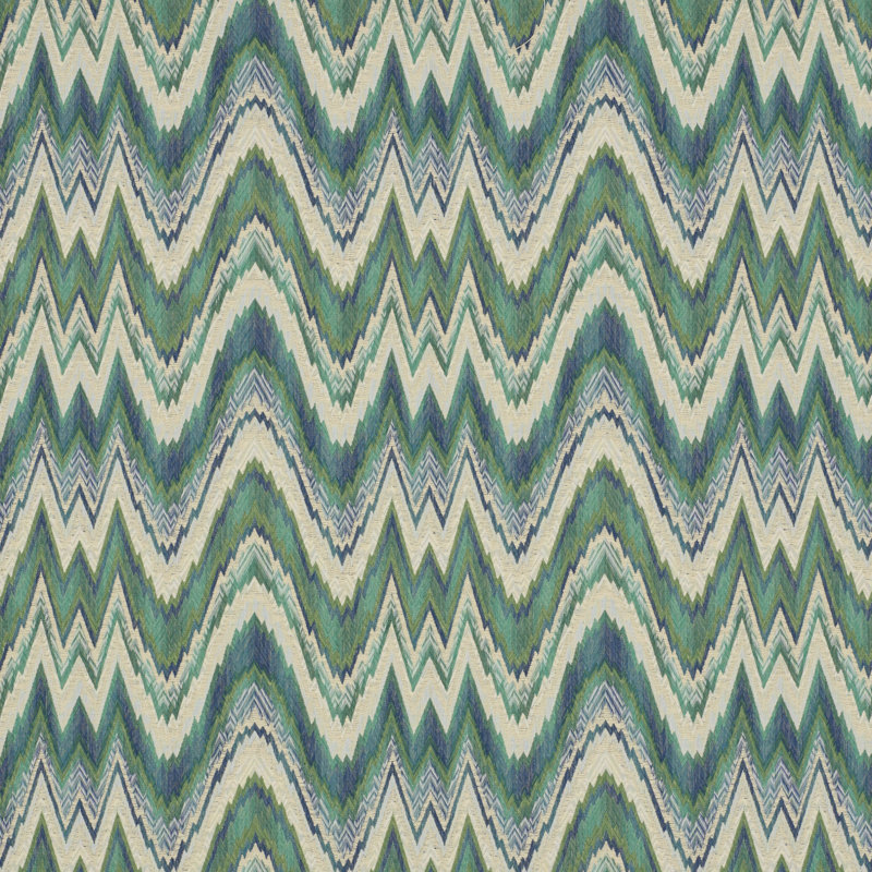 Tissu Valkyrie, Émeraude / paon