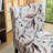 Capa Fabric Armless Contemporary Accent Chair Floral Accent Chair Armless Chair Contemporary Chair