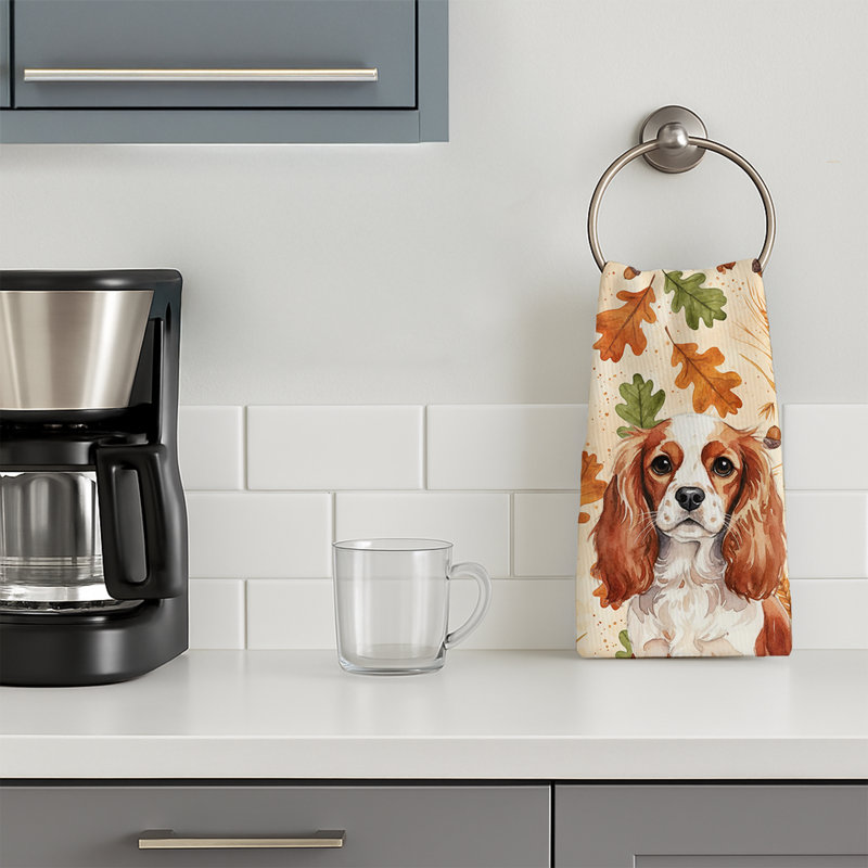 Serviette de cuisine tricolore Sheltie, Blenheim English Toy Spaniel