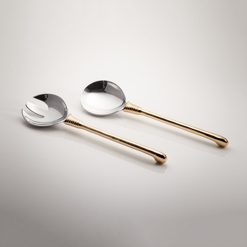 Djembe Salad 2 Piece Serving Set