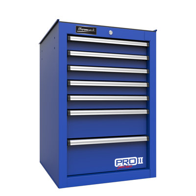 14.5 in. W -Drawer Steel Side Chest with Wheels