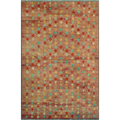 One-of-a-Kind 5'2" X 8' New Age Wool Area Rug in