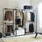 Walk-In Closet 47 Inches - Strong Metal Frame With Powder Coating, Deep Storage Capacity, Water & Heat , Stain Interior 47" Cabinet Coated Frame, Interior, Storage, Scratch Shell