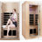 Single Person Hemlock Bluetooth Compatible Low EMF FAR Infrared Sauna for Indoor Use-107962512