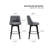 Evanni Velvet Upholstered Metal Side Chair-1233138660-1219530800