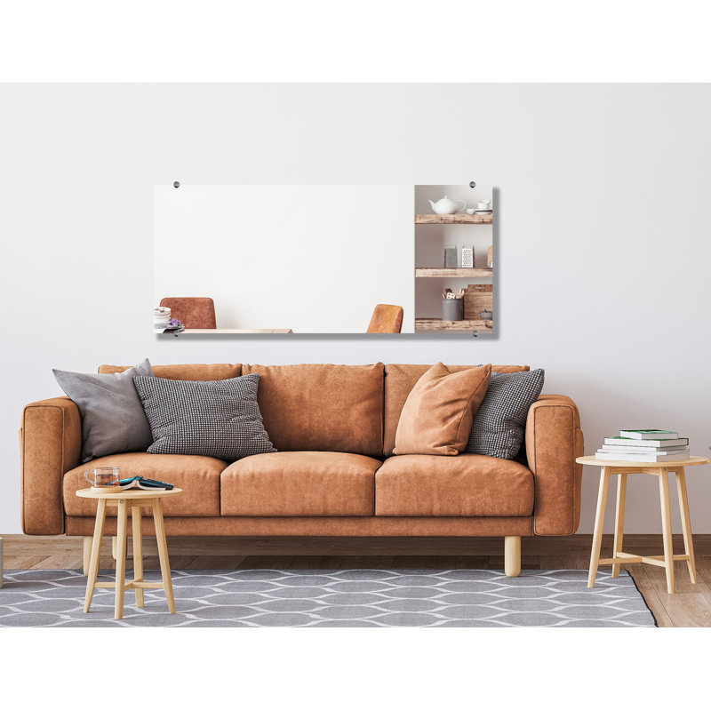Cheston Flat Wall Mirror, 60" x 25"