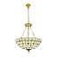 Plafonnier 5 lumières style Tiffany