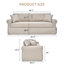 Sonya Rolled Arm Slipcover Sofa-261531387