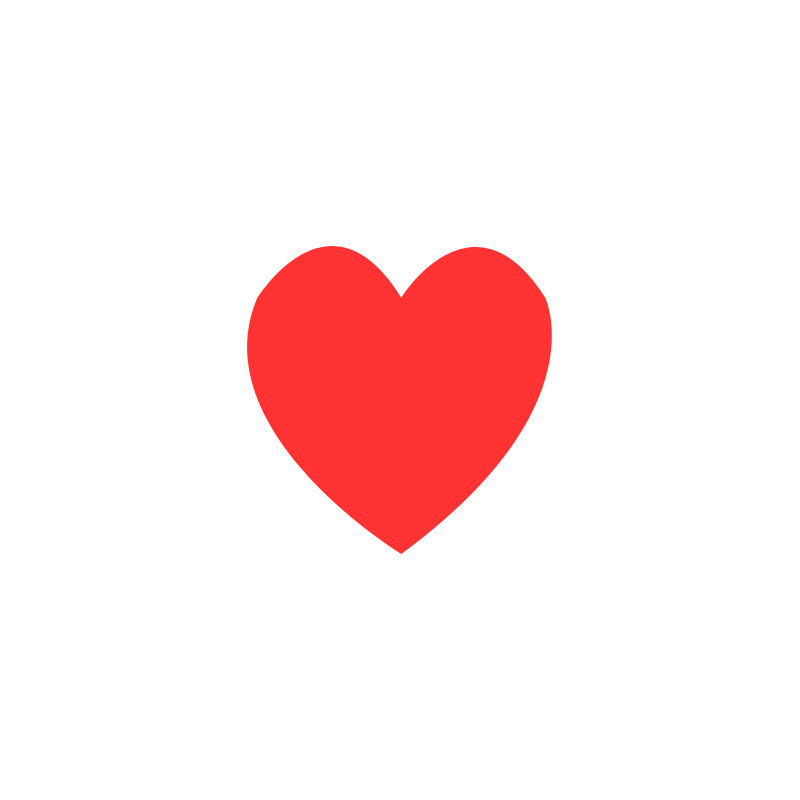 Adhésif décoratif cœur Saint-Valentin, H 48 po x l 47,5 po