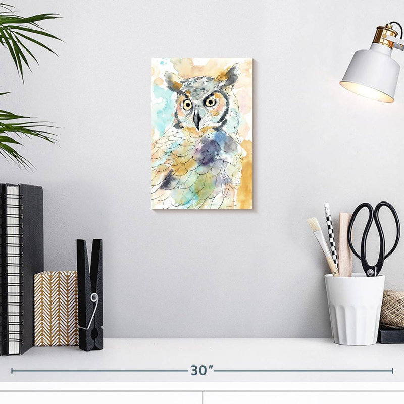 Hibou majestueux Brampt II, H 12 po x l 8 po