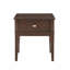 End Table With Storage Drawer And USB Charging Port
