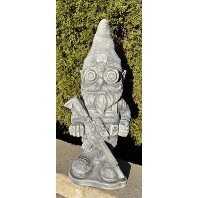 Serve and Protect Garden Gnome