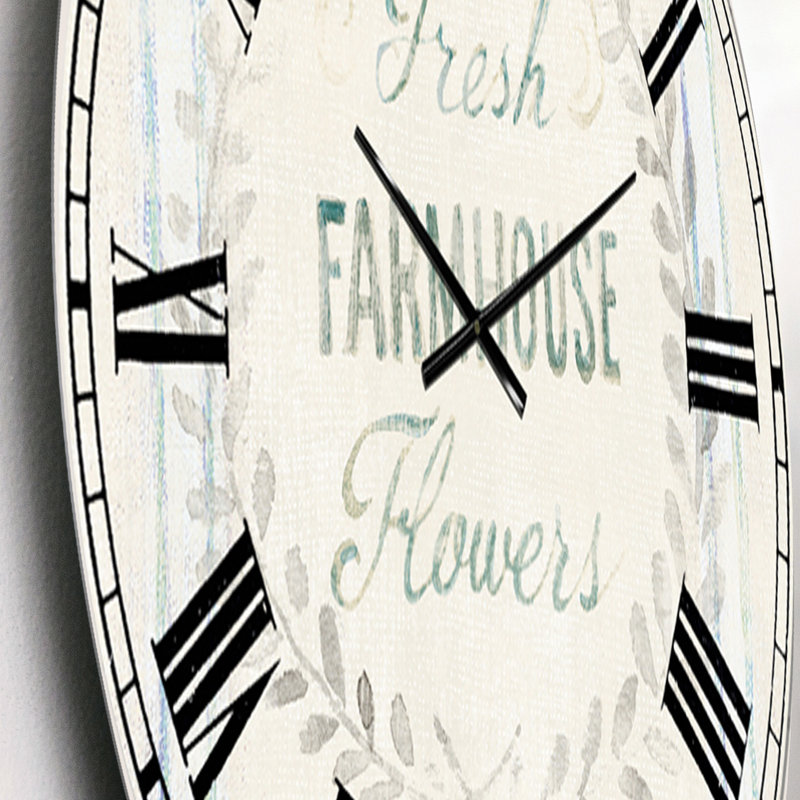 Très grande horloge murale Farmhouse, Petit