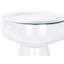 Moneer Glass Top Pedestal Side Table Set-1680753545