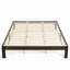 Structure de lit plateforme en bois massif de 12 pouces, structure de lit en bois sans sommier-548892373-548892372