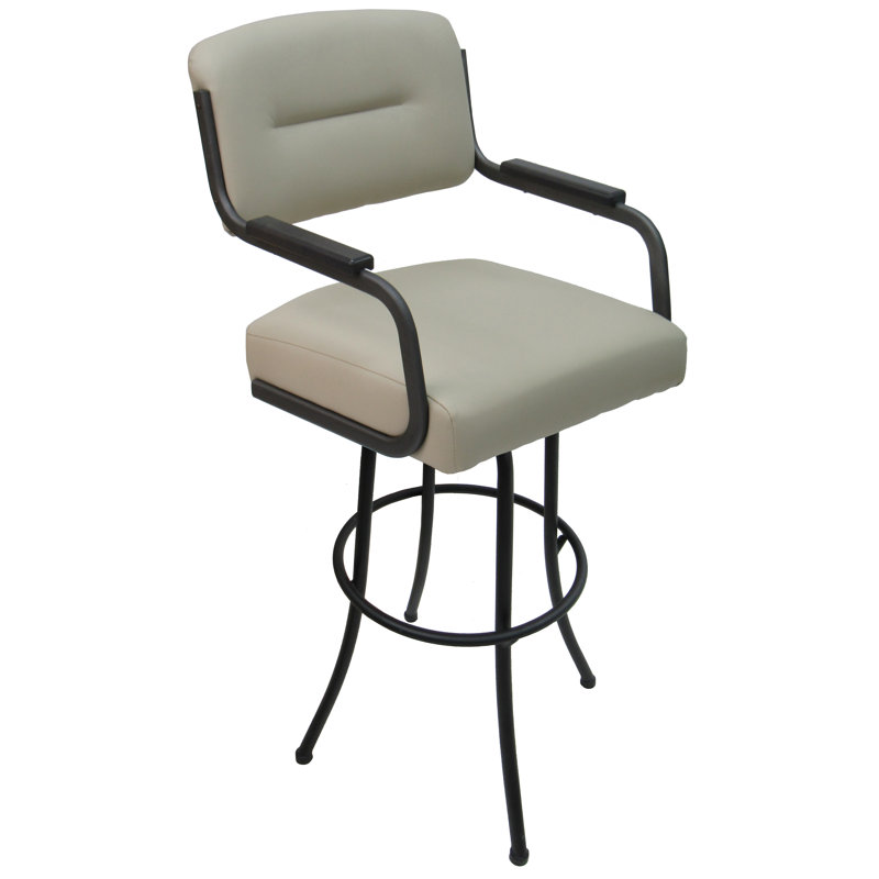 Ansara Swivel Upholstered Counter Stool, Extra Tall (34" Seat Height)