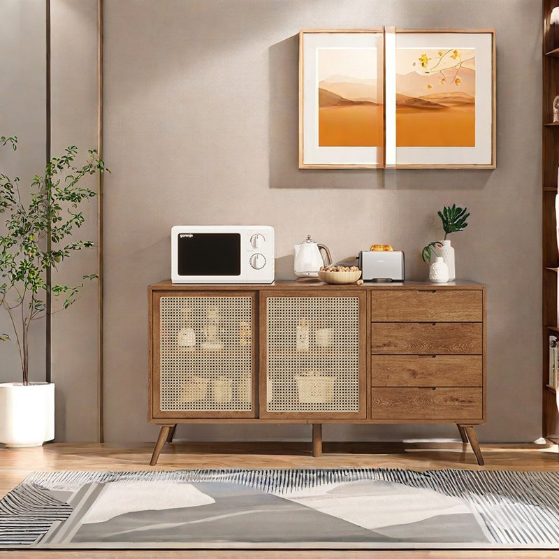 Buffet de style japonais, Brun selle