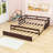 Twin Size Wooden Daybed with Trundle-1470487294