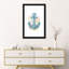 « aquarelle anchor », impression sur toile-72436147-72436148