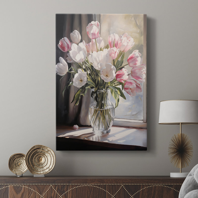 FLORAL Series DCCVVII - Gallery Cavas, H 48 po x l 32 po