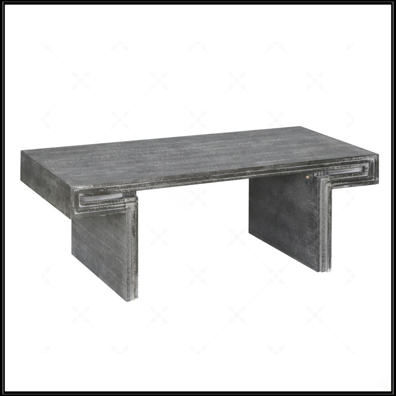 Table basse American Vintage, Noir antique