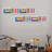 Metal Wall Mounted CD Storage Rack