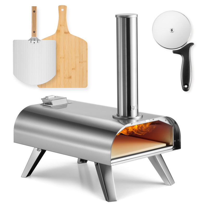 VonHaus Countertop Wood Burning Pizza Oven