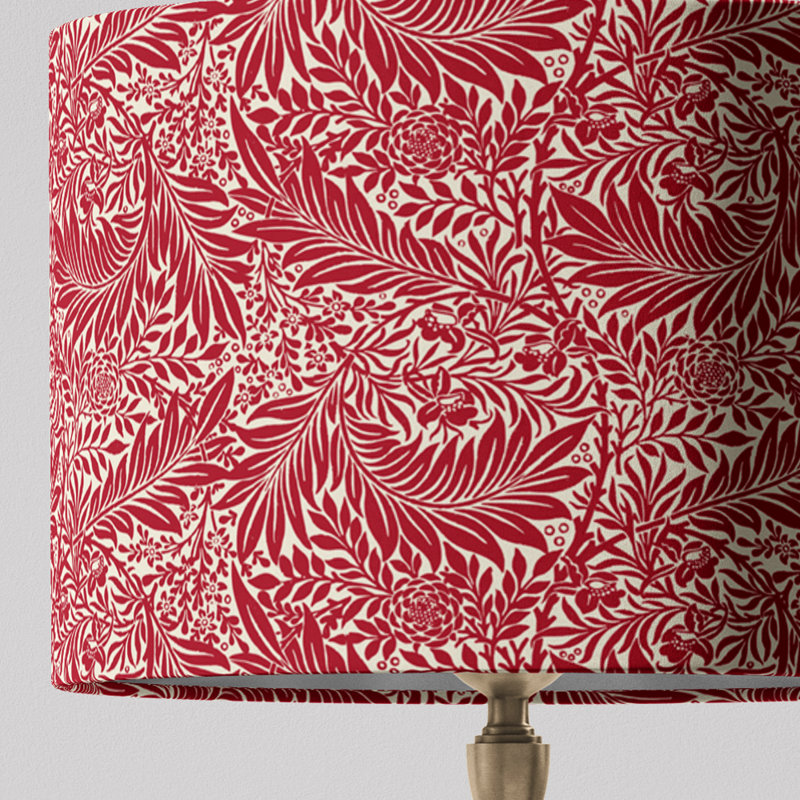 William Morris Lampshade In Larkspur, 10" H x 12" W x 12" D