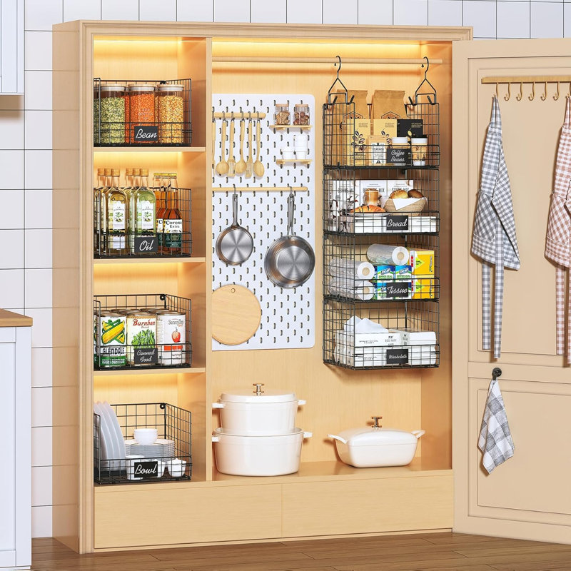 Étagère de rangement pour vêtements à 4 niveaux