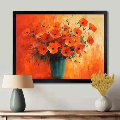 Autumn Dance Of The Sunset Poppies II - Poppies Wall Art