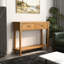 Console traditionnelle avec deux tiroirs et une tablette inférieure pour un rangement et une présentation polyvalents-234707120