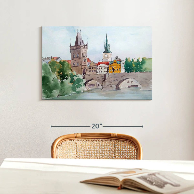 Prague Dream, 16" H x 24" W