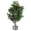 Faux Tree in Metal Planter-101685161-101685164
