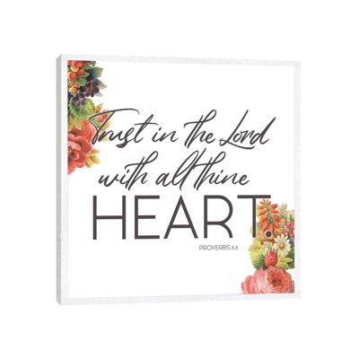 All Thin Heart - Print on Canvas