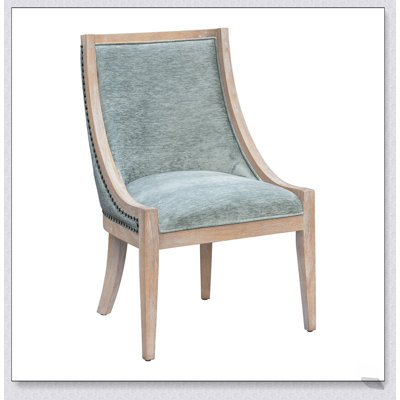 Chaise de salle à manger rembourrée avec garniture cloutée, alliant confort, style et durabilité pour les espaces de salle à manger modernes.